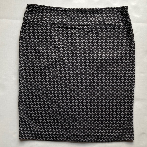 Soho Apparel Geometric Black and Gray Pencil Skirt size large - Picture 1 of 8